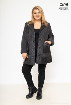 Immagine di PLUS SIZE LINED WOOL SHORT COAT